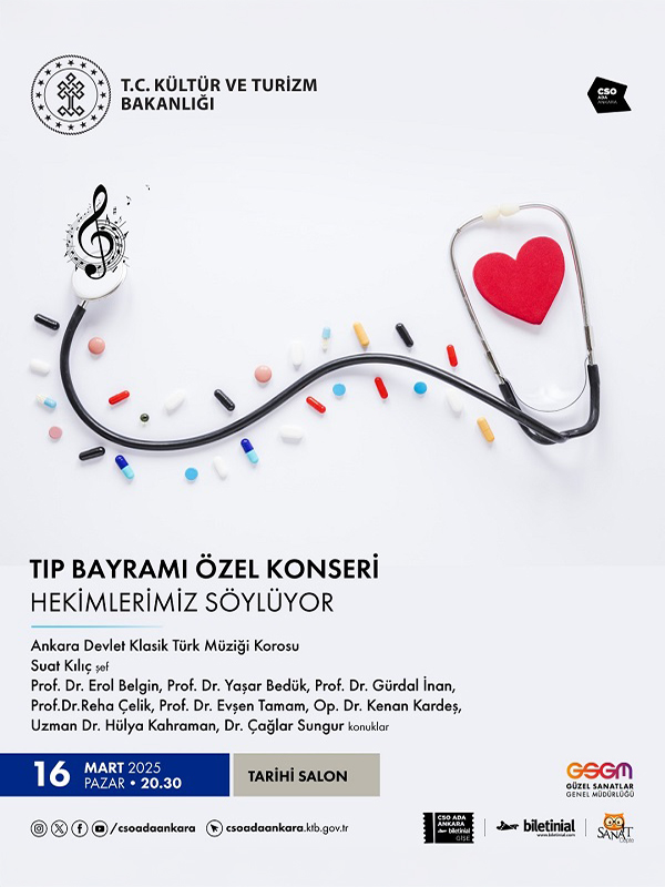 Tıp Bayramı Özel konseri "Hekimlerimiz Söylüyor"